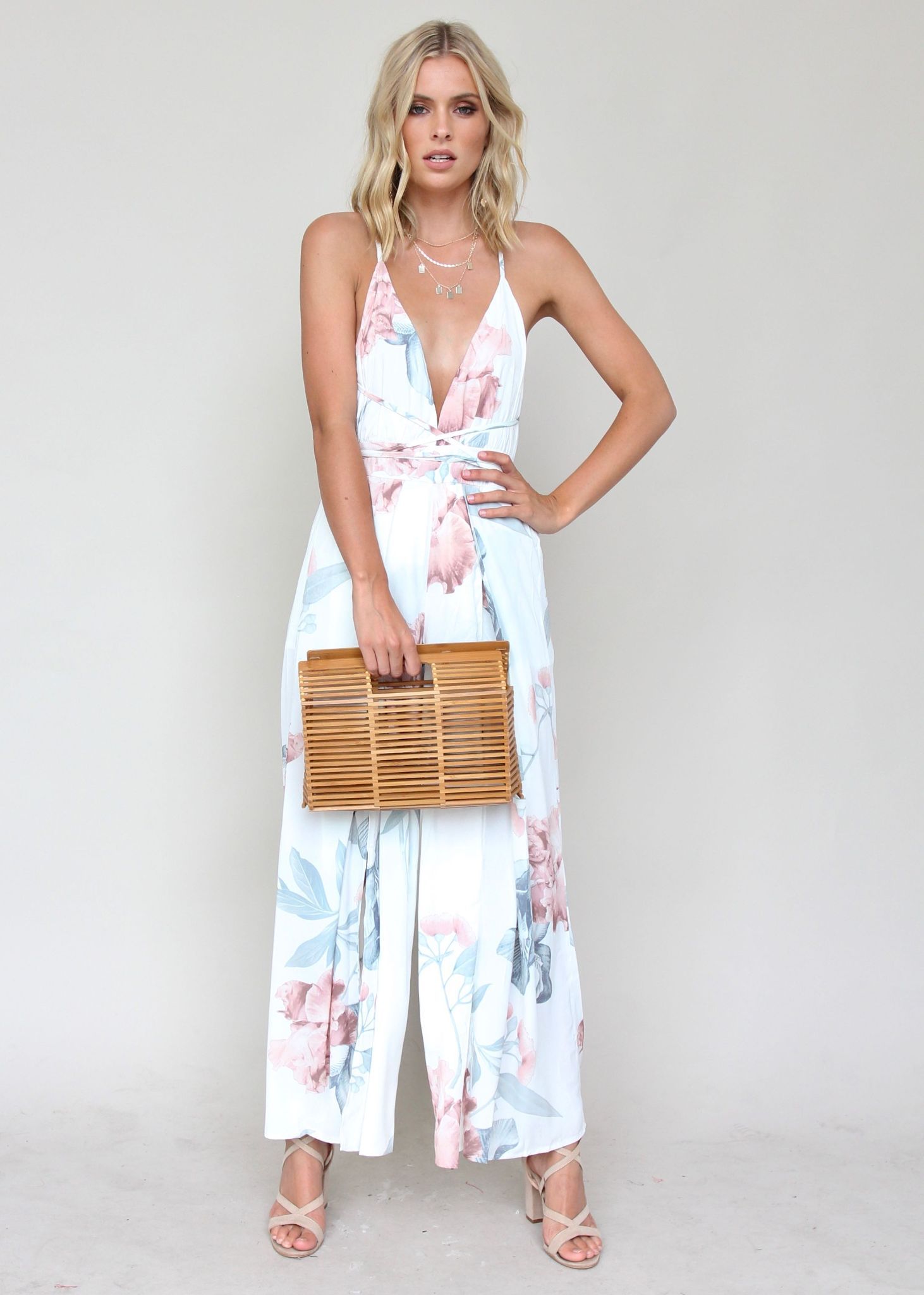 Lost In The Sun Pantsuit - Coastal
