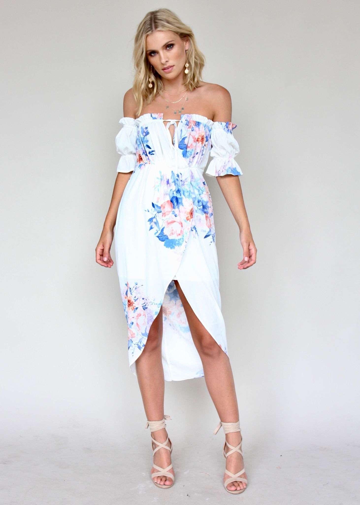 Kiss & Tell Midi Dress - Lavender Springs