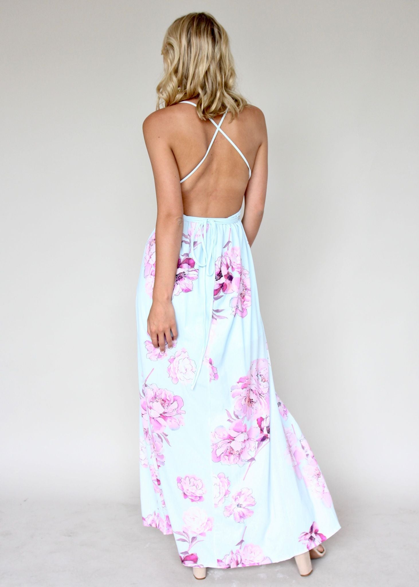 Karmen Halter Maxi Dress - Tahiti