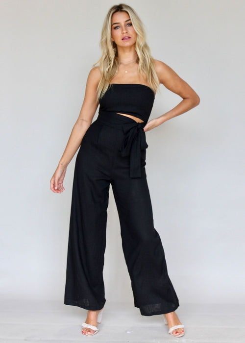 New Rules Pantsuit - Black
