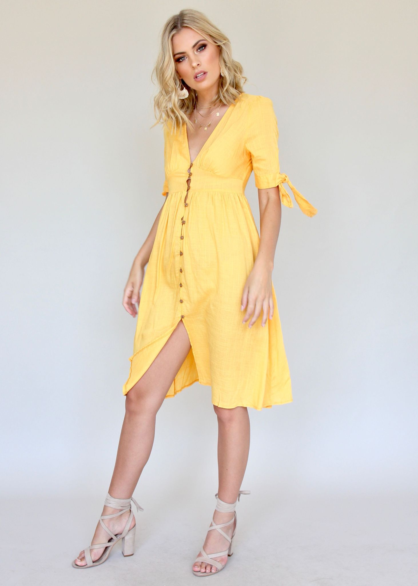 Future Forever Midi Dress - Sun