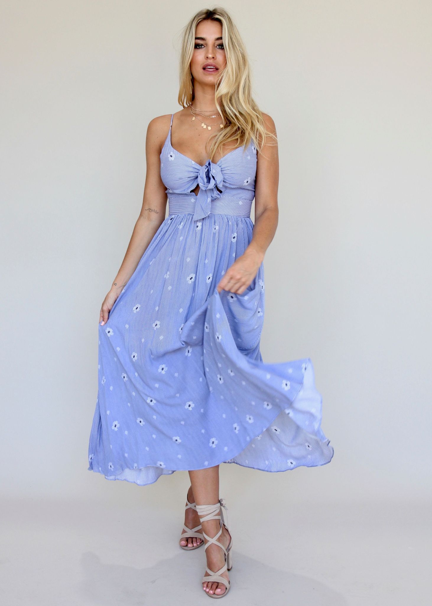 Cool Waters Dress - Light Blue