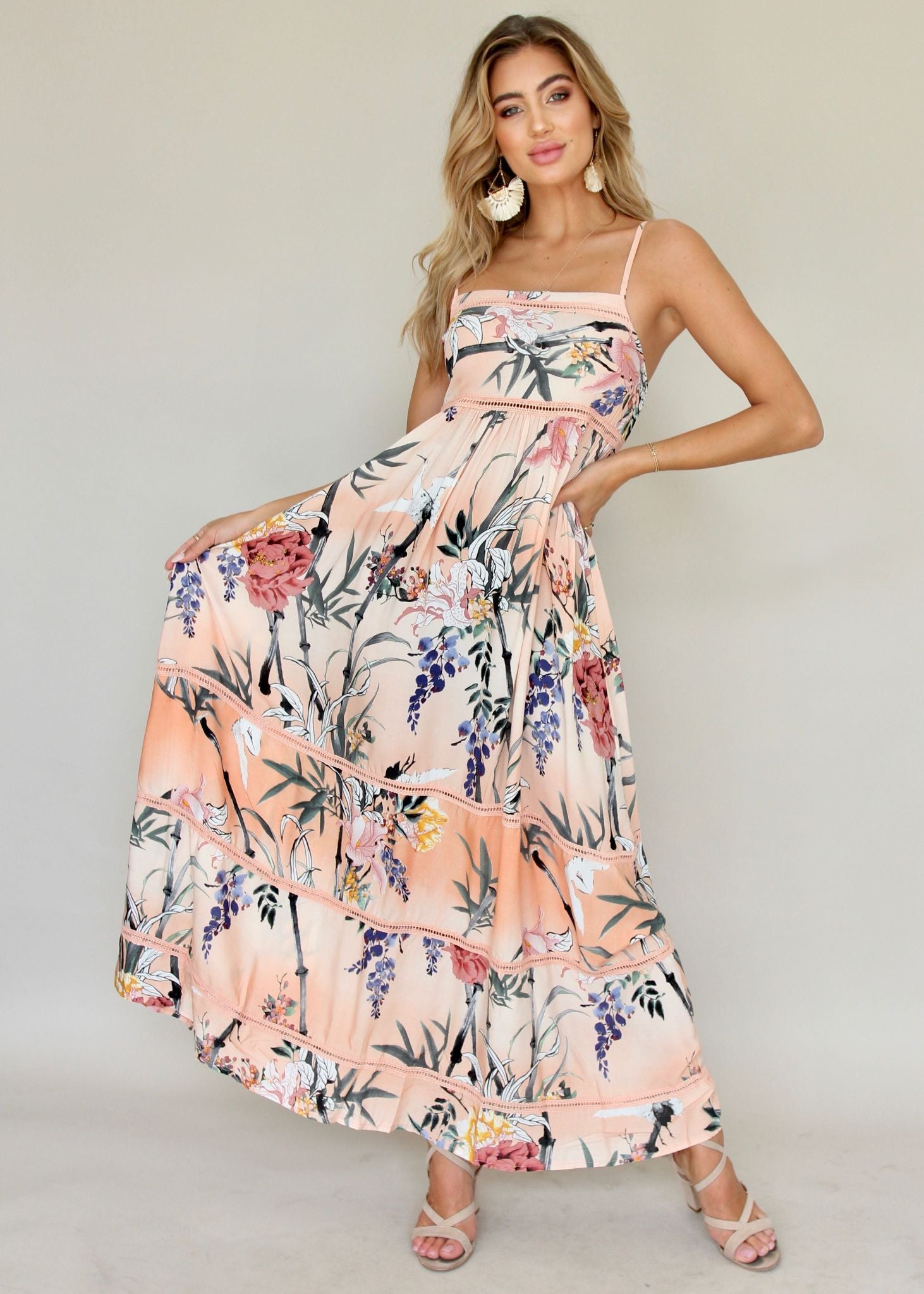 Callie Maxi Dress - Cupid