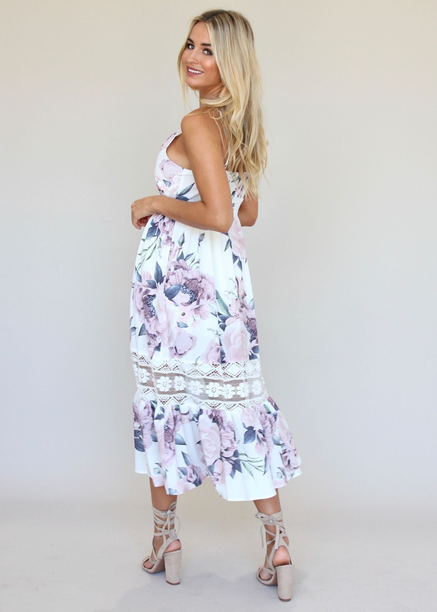 In Dreams Midi Dress - Dusk