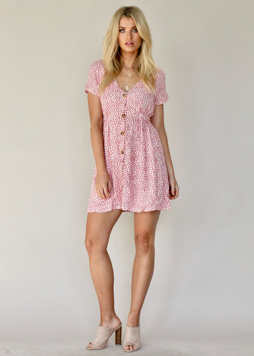 By The Bay Dress - Red/White