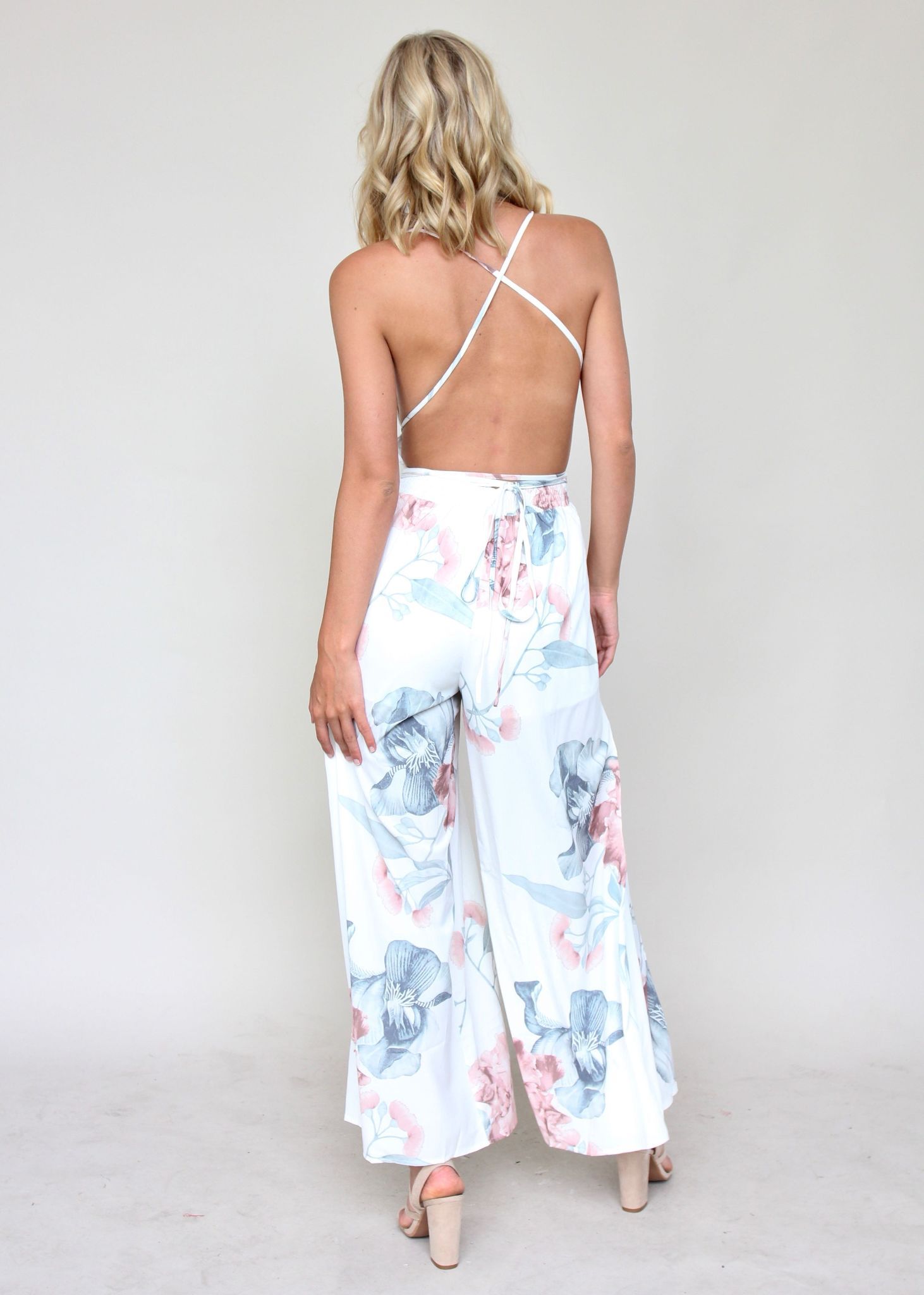 Lost In The Sun Pantsuit - Coastal