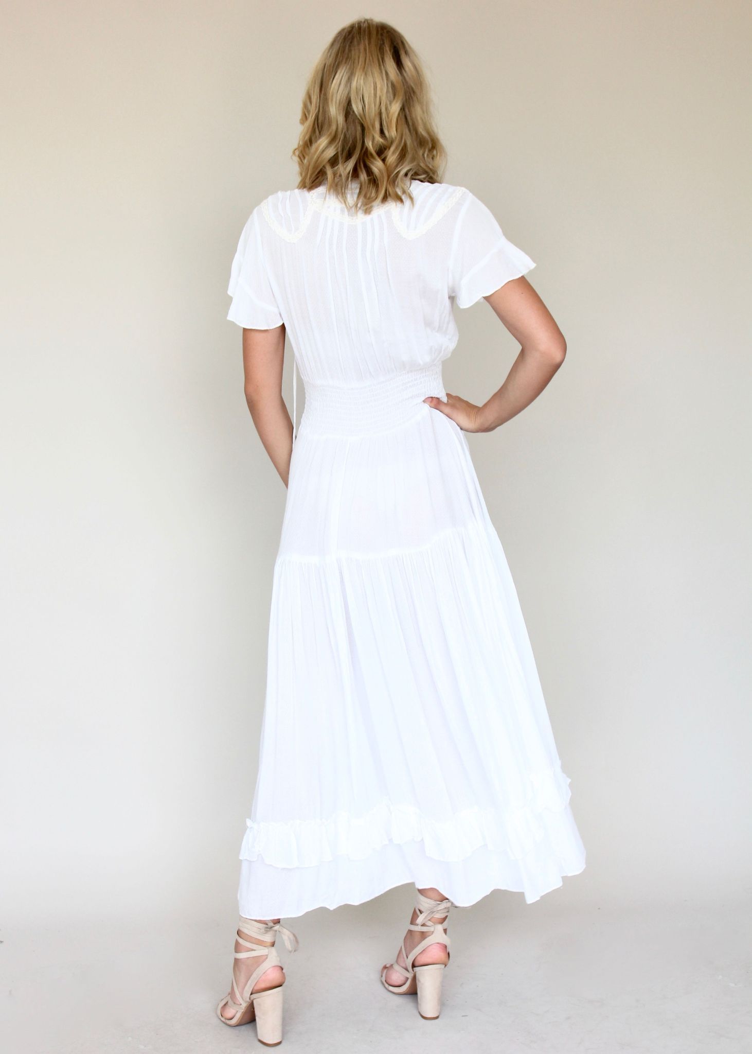 Artemis Maxi Dress - White