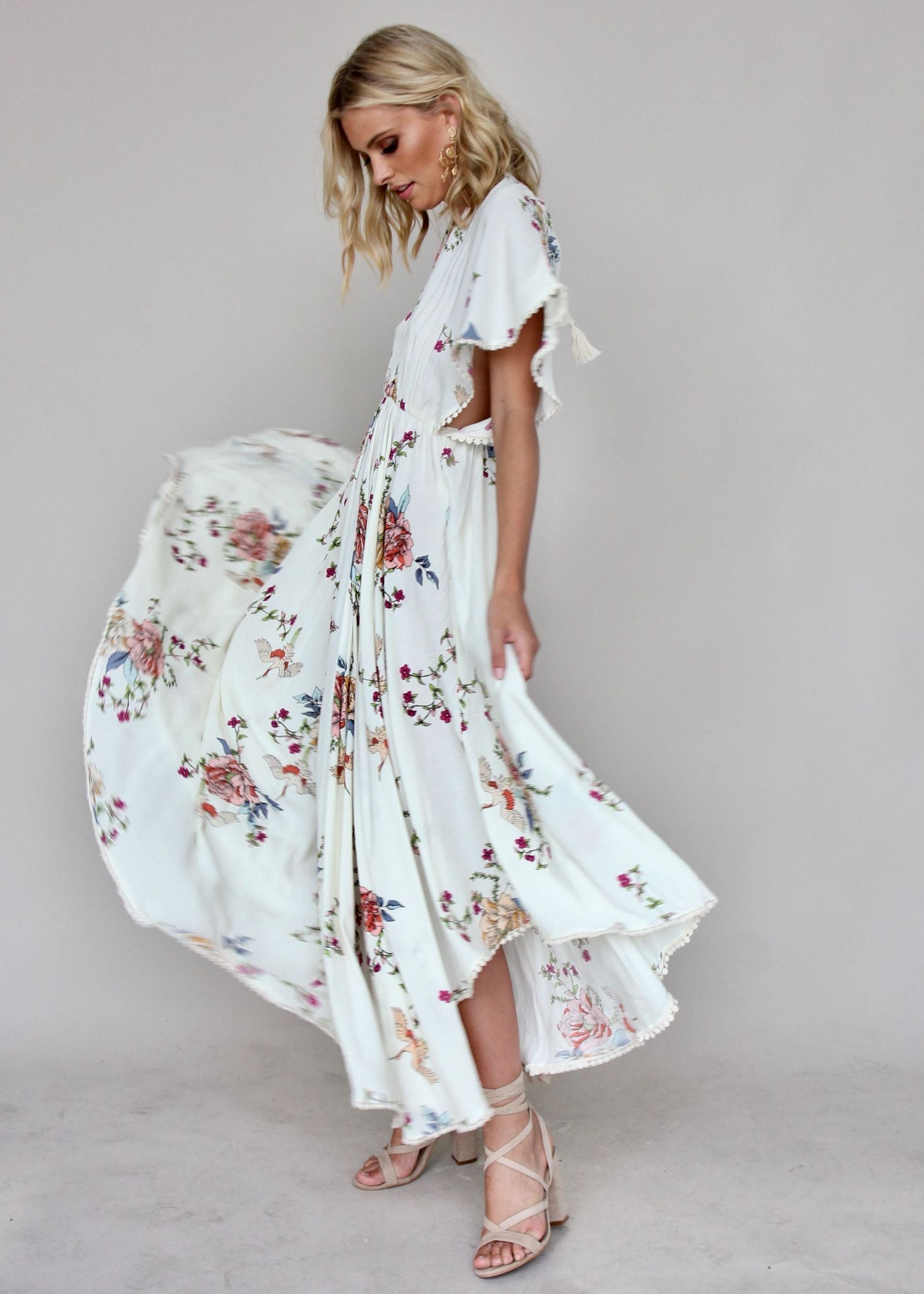 Dana Maxi Dress - Flamingo Dancing