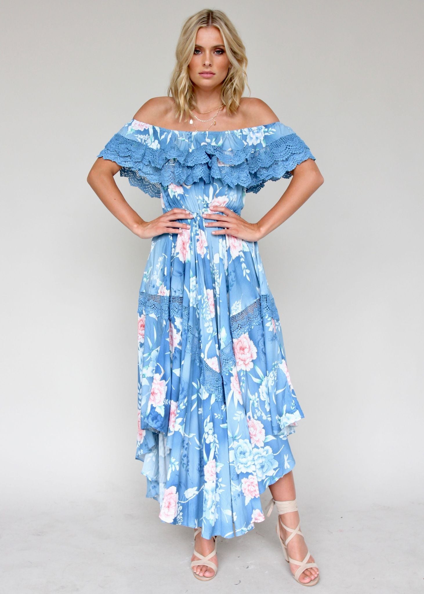 Positano Off Shoulder Maxi - Ana Santorina