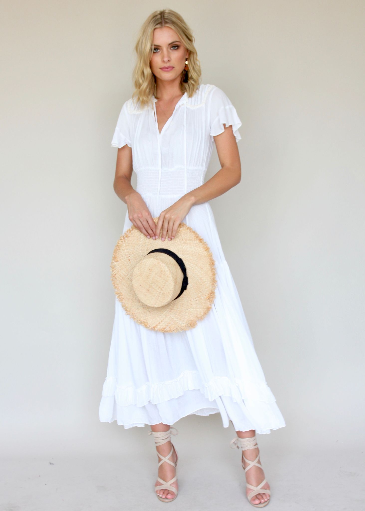 Artemis Maxi Dress - White