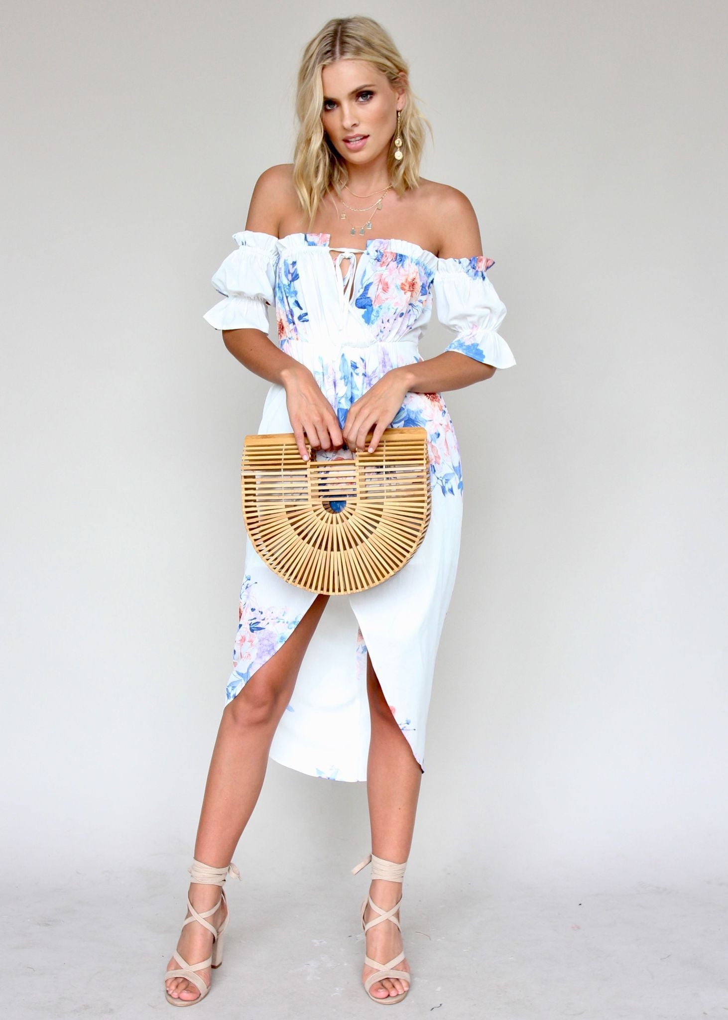Kiss & Tell Midi Dress - Lavender Springs