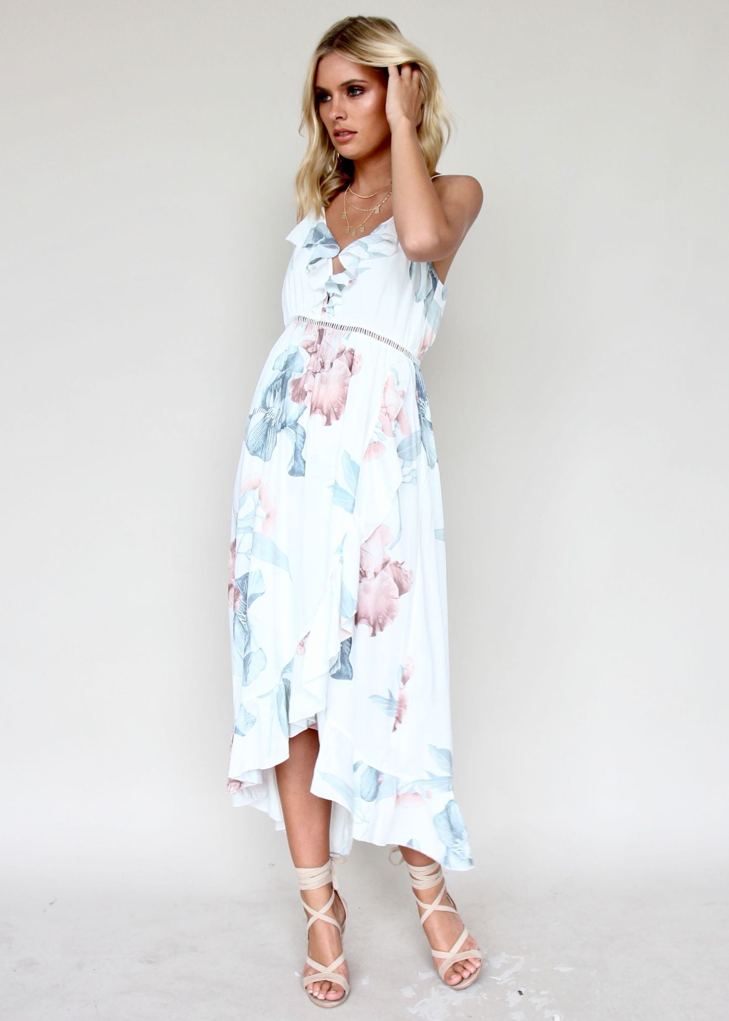 Floral We Know Maxi Dress - Coastal