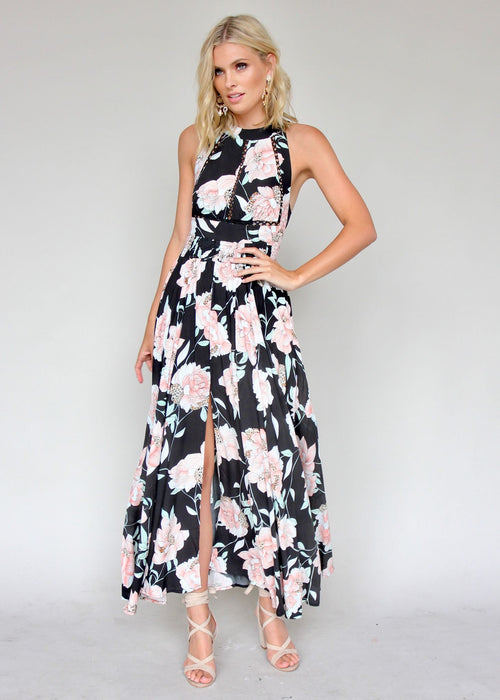Break Of Dawn Maxi - Peach Wildflower