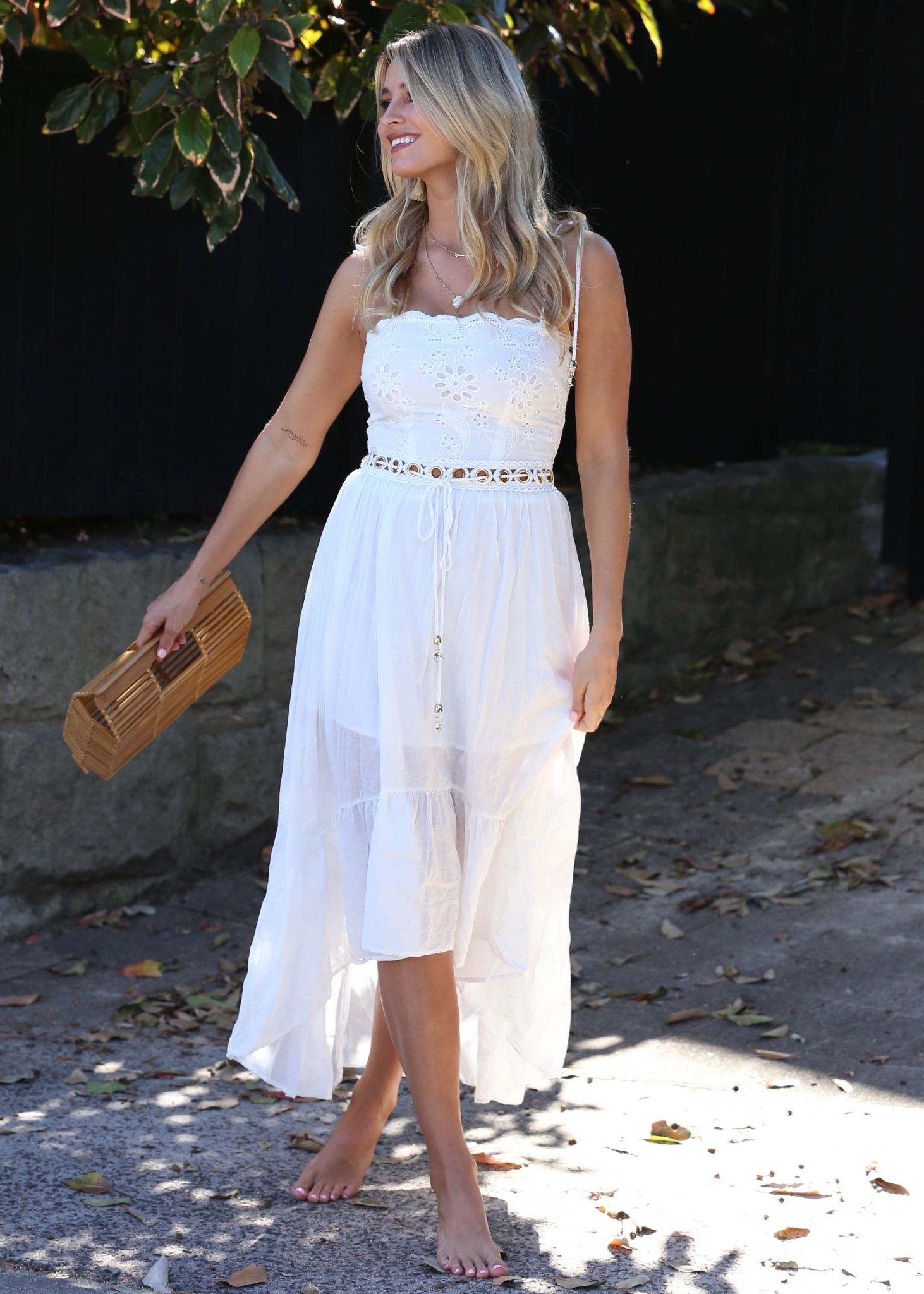 On Route Midi Dress - White
