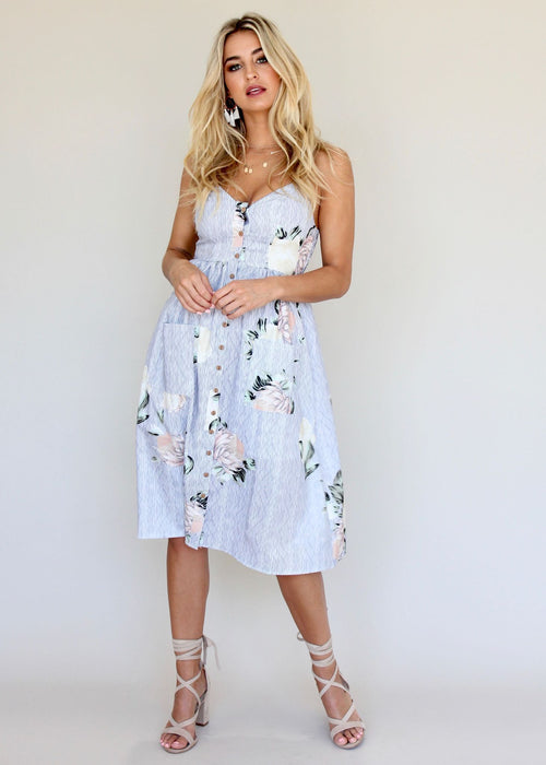 Amari Swing Dress - Nautic