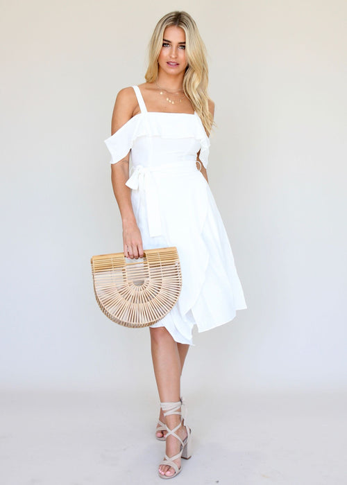 Call On You Midi Dress - White