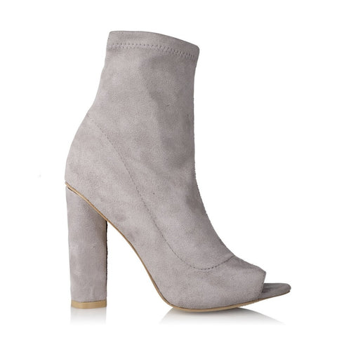Billini - Parody Boots - Light Grey Suede