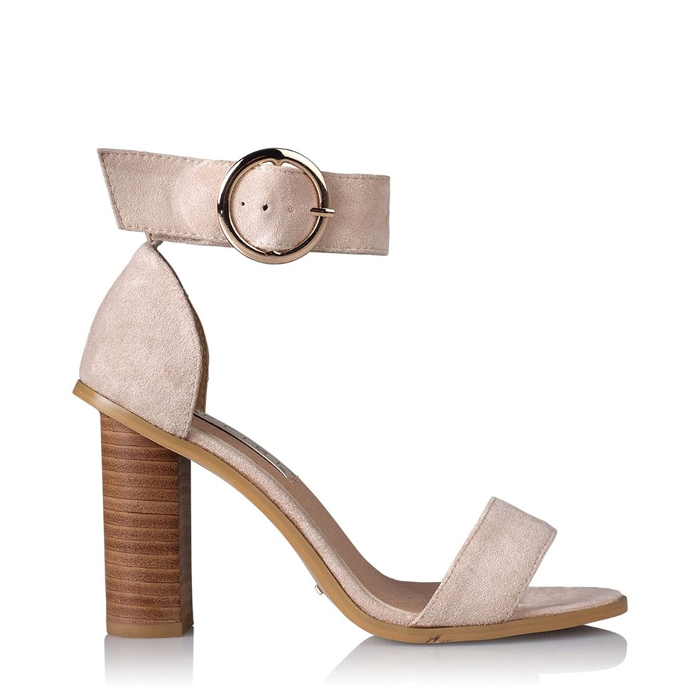 Billini - Kamari Block Heel - Blush Suede