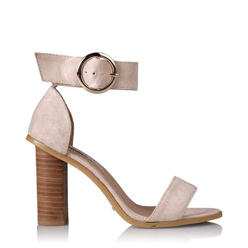 Billini - Kamari Block Heel - Blush Suede