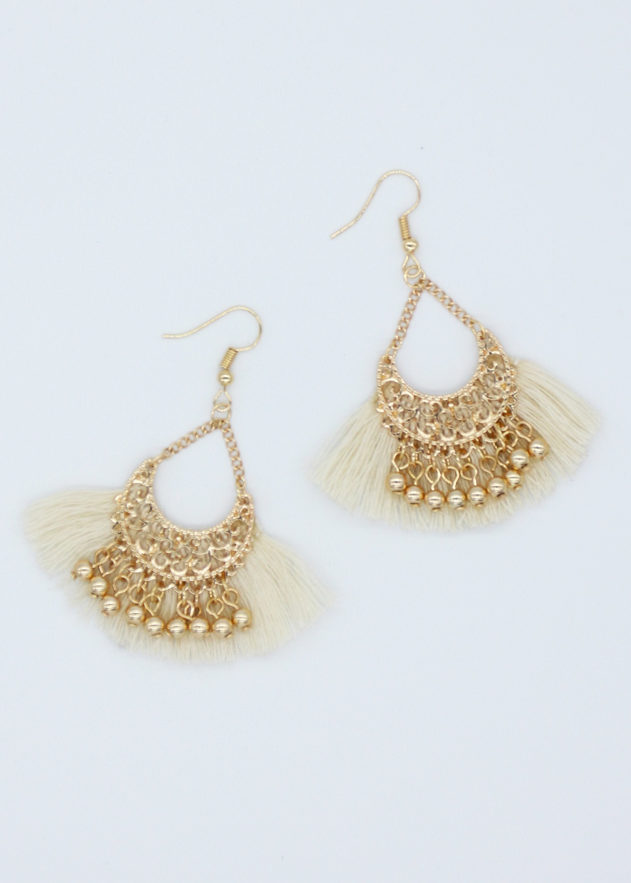 Indiana Earrings - Coconut