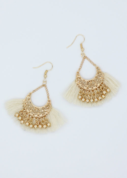 Indiana Earrings - Coconut
