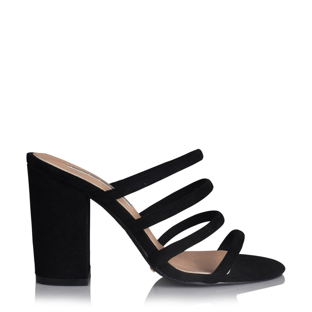 Billini - Navo Block Mule - Black Suede